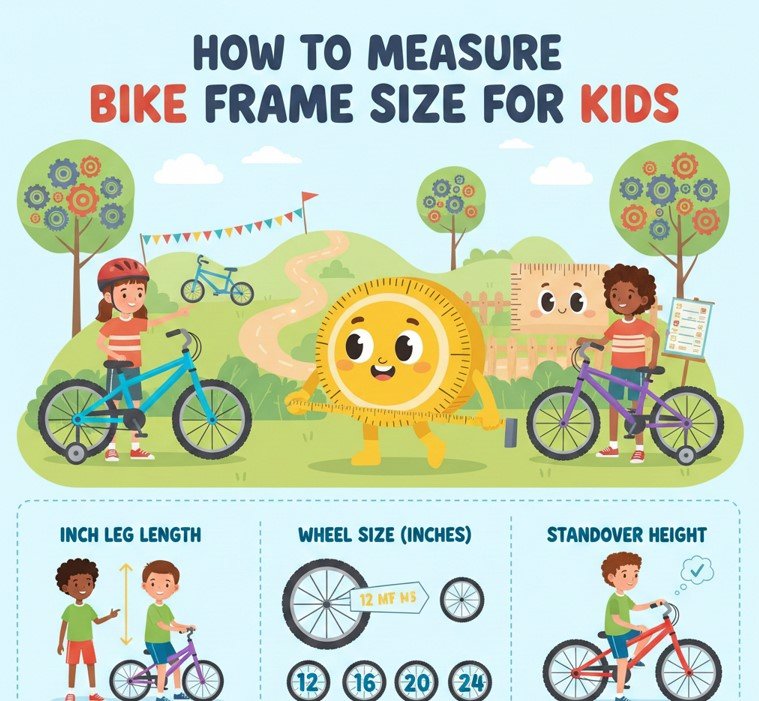How to Measure Bike Frame Size for Kids