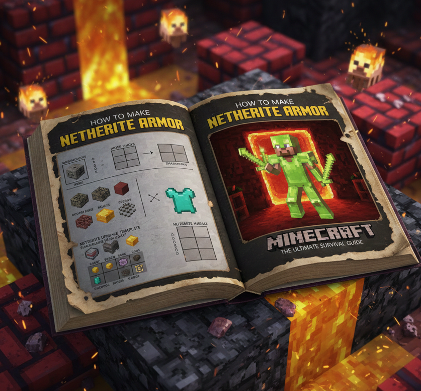 How to Make Netherite Armor