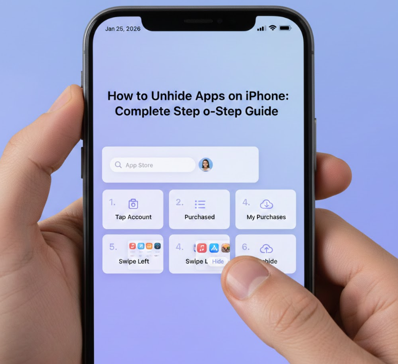 How to Unhide Apps on iPhone