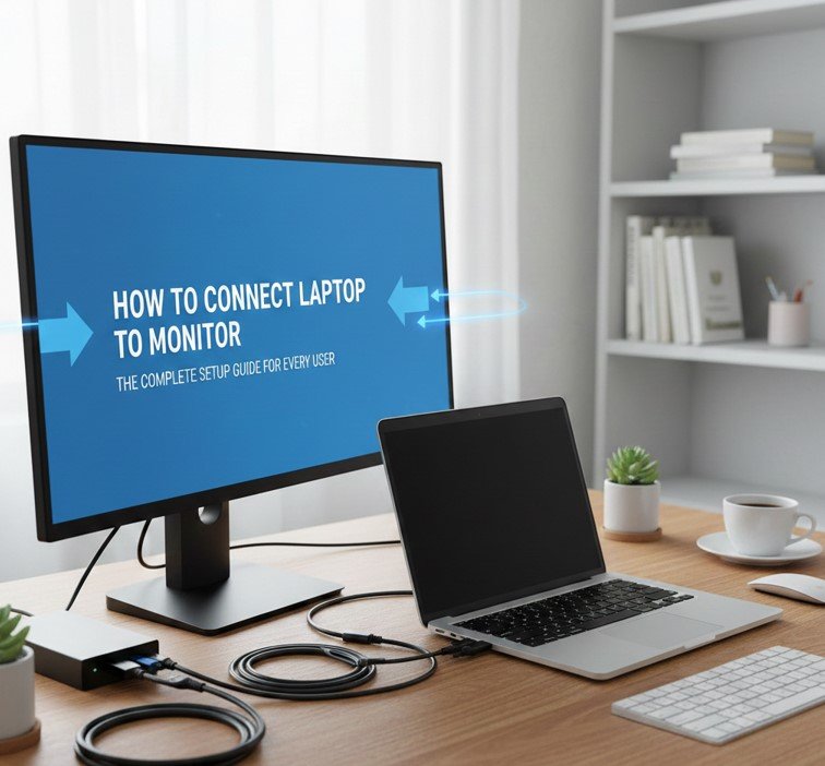 how to connect laptop to monitor