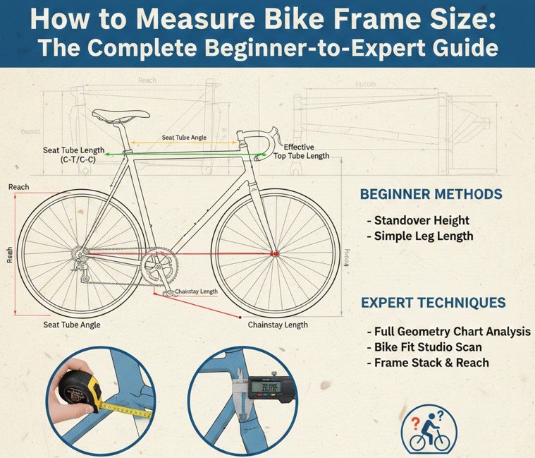 how to measure bike frame size