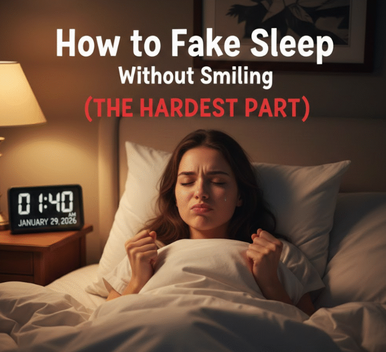 How to Fake Sleep: A Complete, Human-Focused Guide for Acting, Humor ...