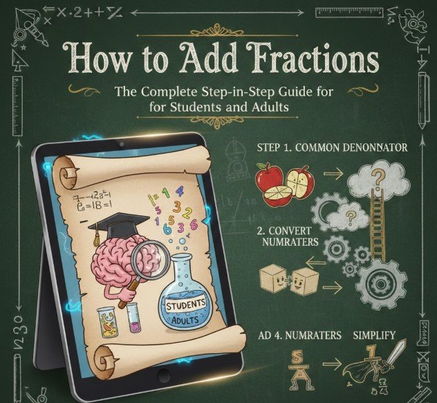 how to add fractions