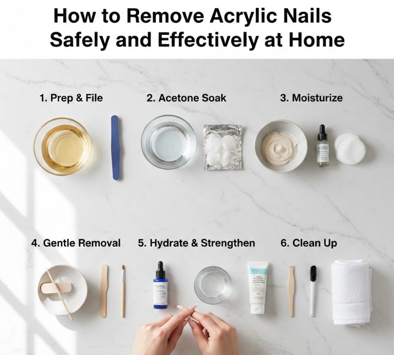 How to Remove Acrylic Nails