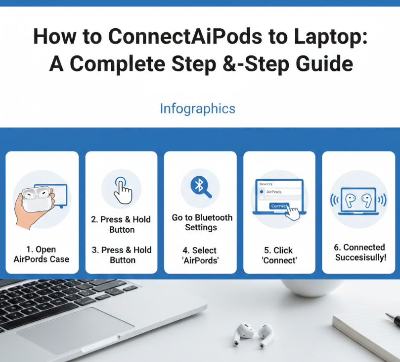 How to Connect AirPods to Laptop