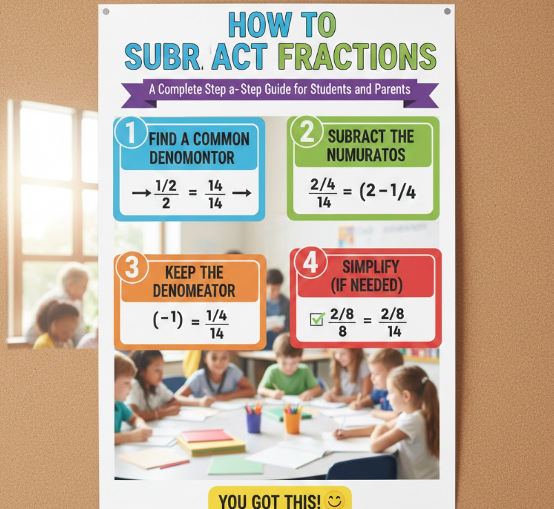 How to Subtract Fractions