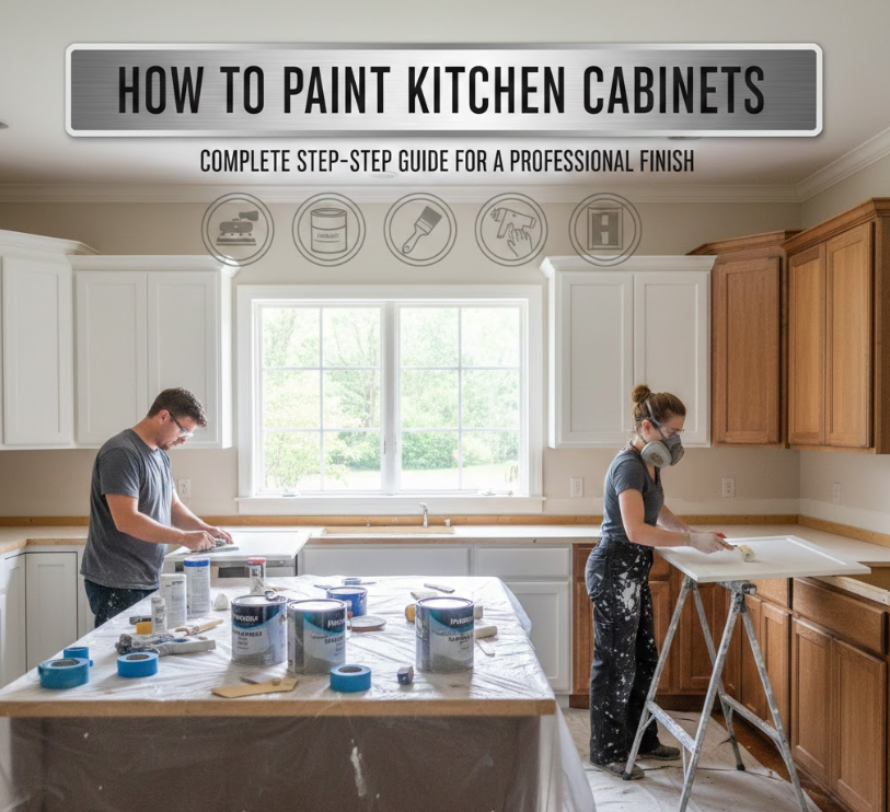 How to Paint Kitchen Cabinets