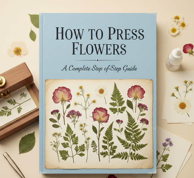 How to Press Flowers